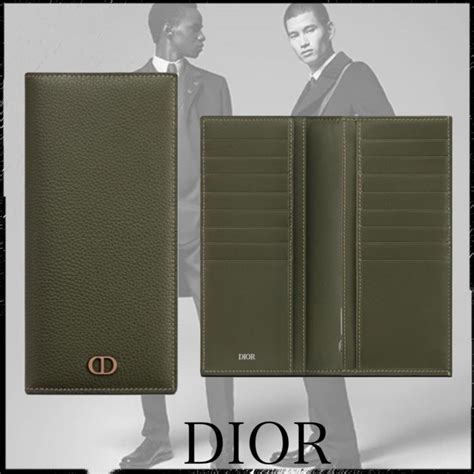 CHRISTIAN DIOR Men's Vertical Long Wallet .